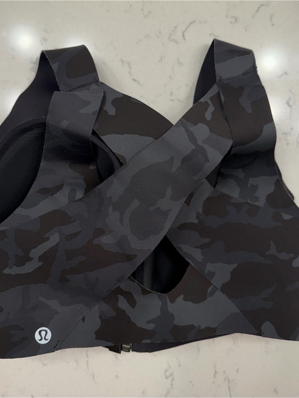 Lululemon Enlite Front Zip Sports Bra High Support Heritage 365 Camo 34DD - Picture 3 of 7